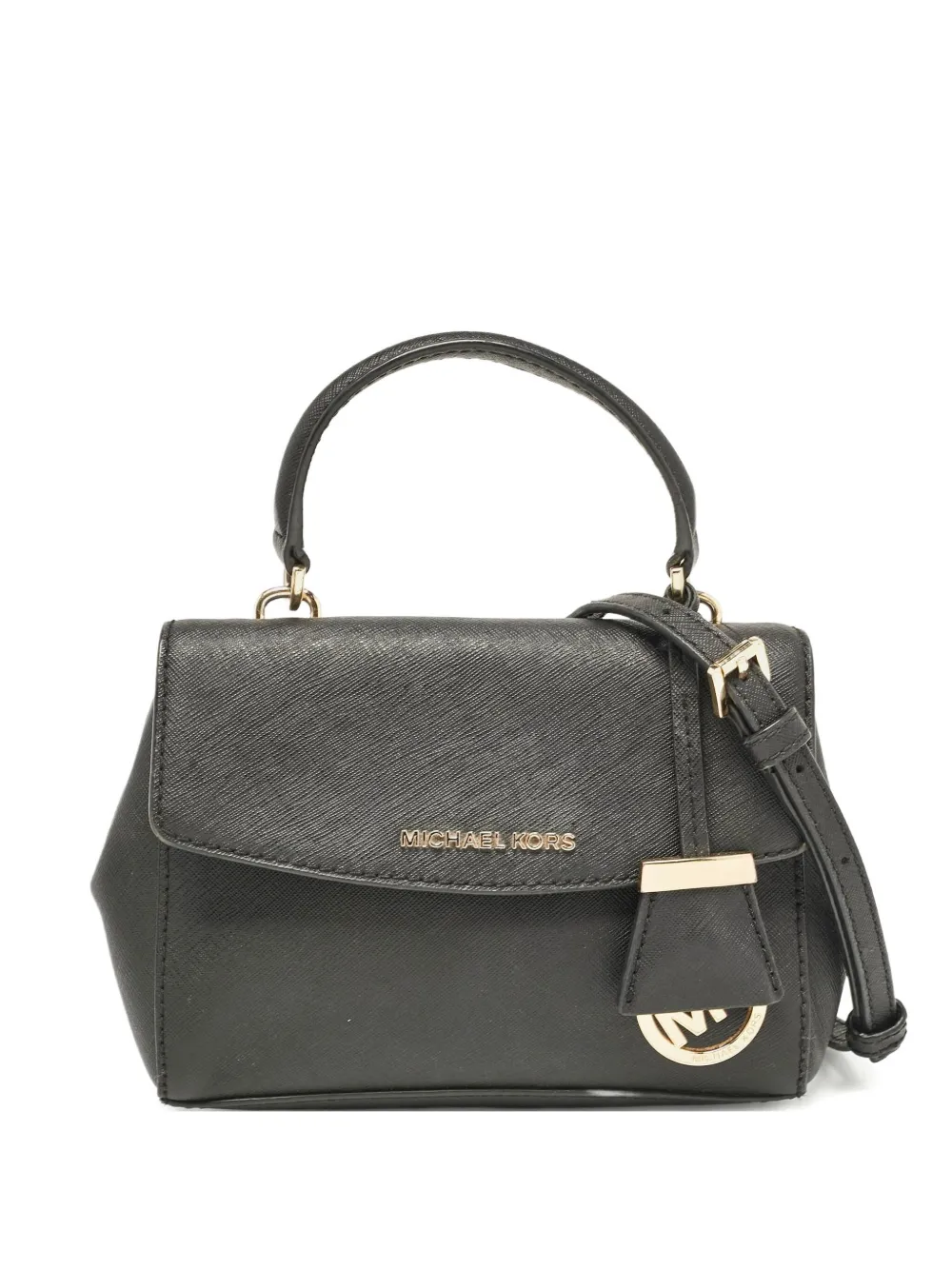 Michael Kors structured top handle crossbody bag - グレー Michael Kors structured top handle crossbody bag - グレー