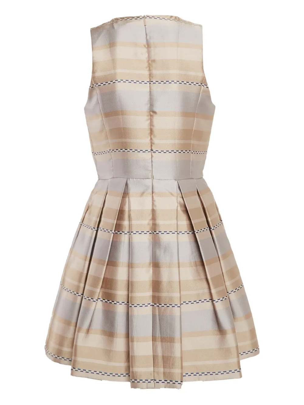Armani Exchange pleated stripe dress | Image 2