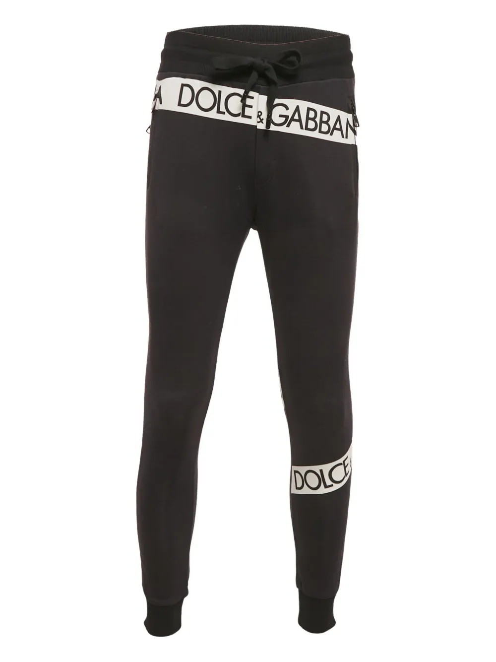 logo-print track pants