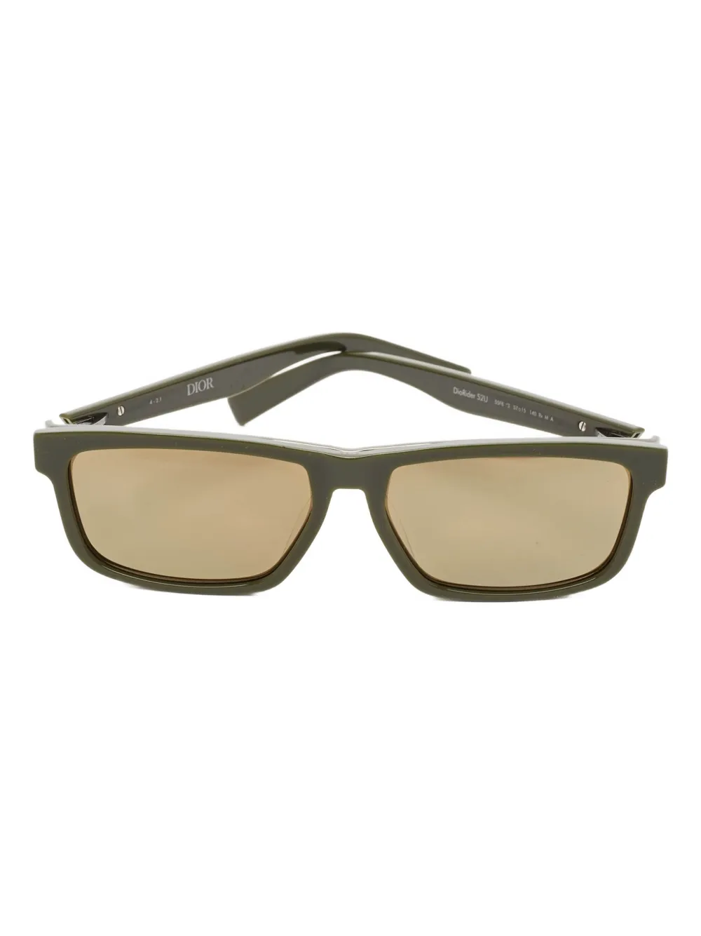 Christian Dior Pre-Owned rectangle-frame sunglasses - グレー Christian Dior Pre-Owned rectangle-frame sunglasses - グレー