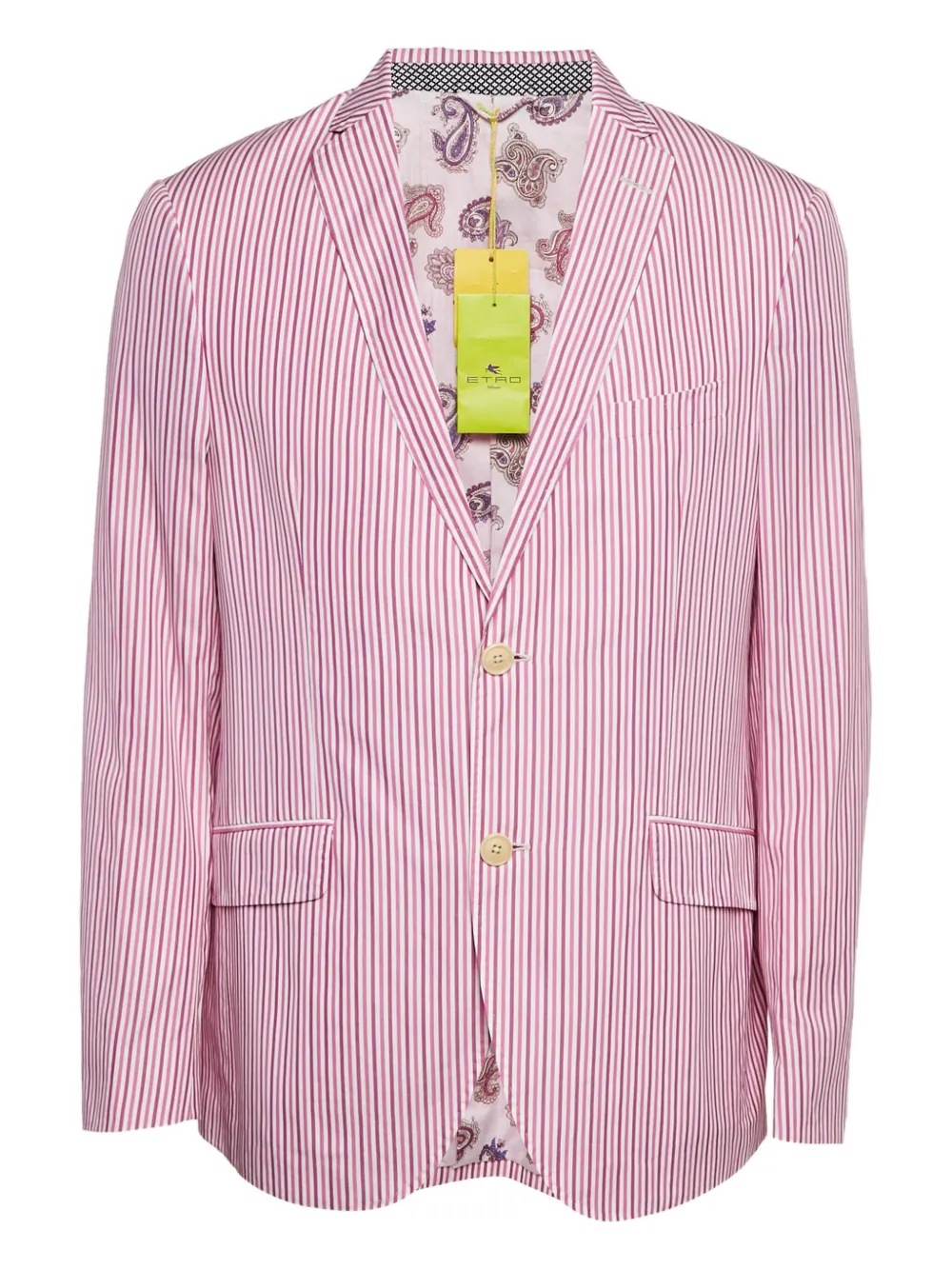 Etro Pre-Owned striped blazer | Pink | Image 1