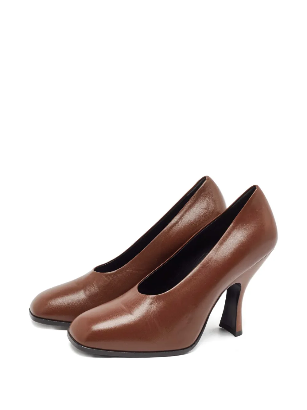 The Row Pre-Owned Pumps met vierkante neus - Brown