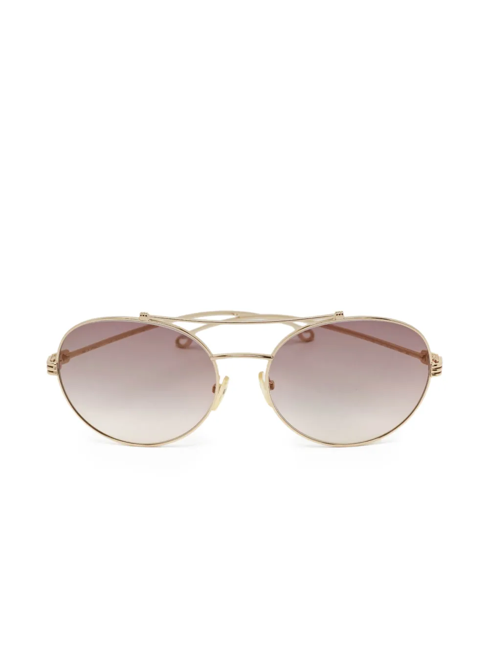 Etro Pre-Owned round-frame sunglasses | Yellow | Image 1
