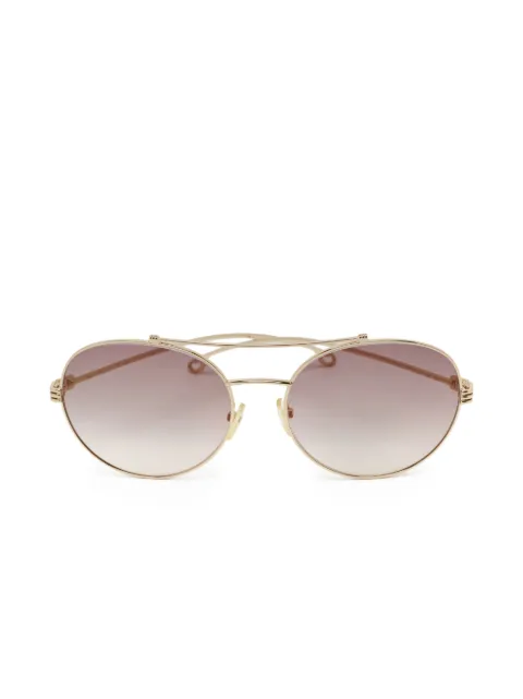 Etro Pre-Owned lentes de sol con armazón redonda
