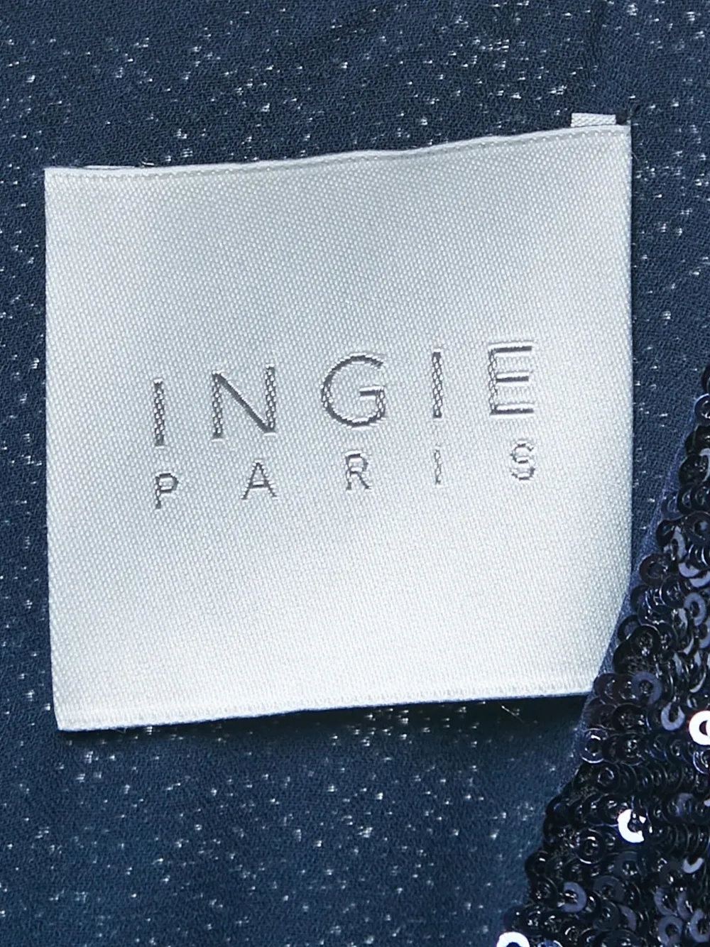 Pre-owned Ingie Paris Sequinned Chain-belt Mini Dress