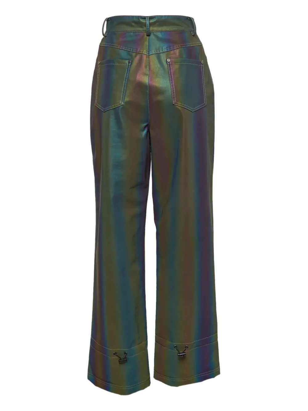ANNAKIKI reflective-patterned trousers | Image 2