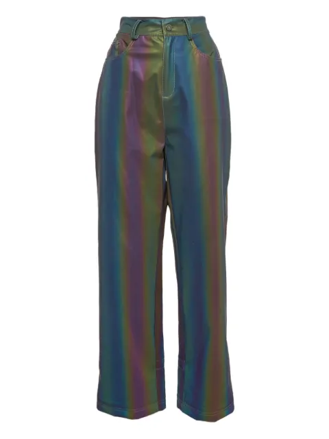 ANNAKIKI reflective-patterned trousers