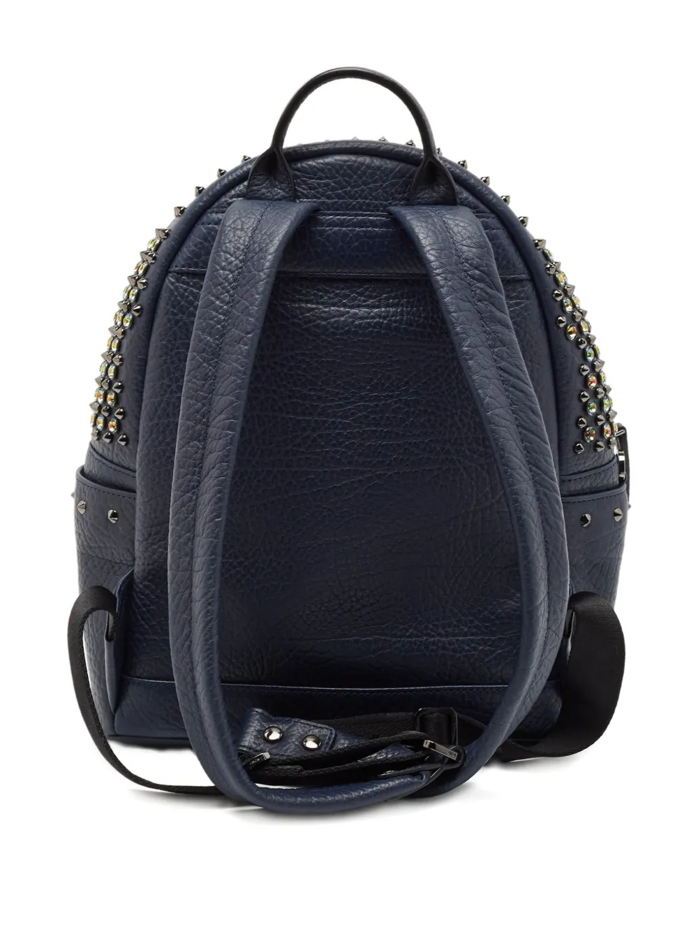 Pre-owned Mcm Stark Studded Crystal Backpack