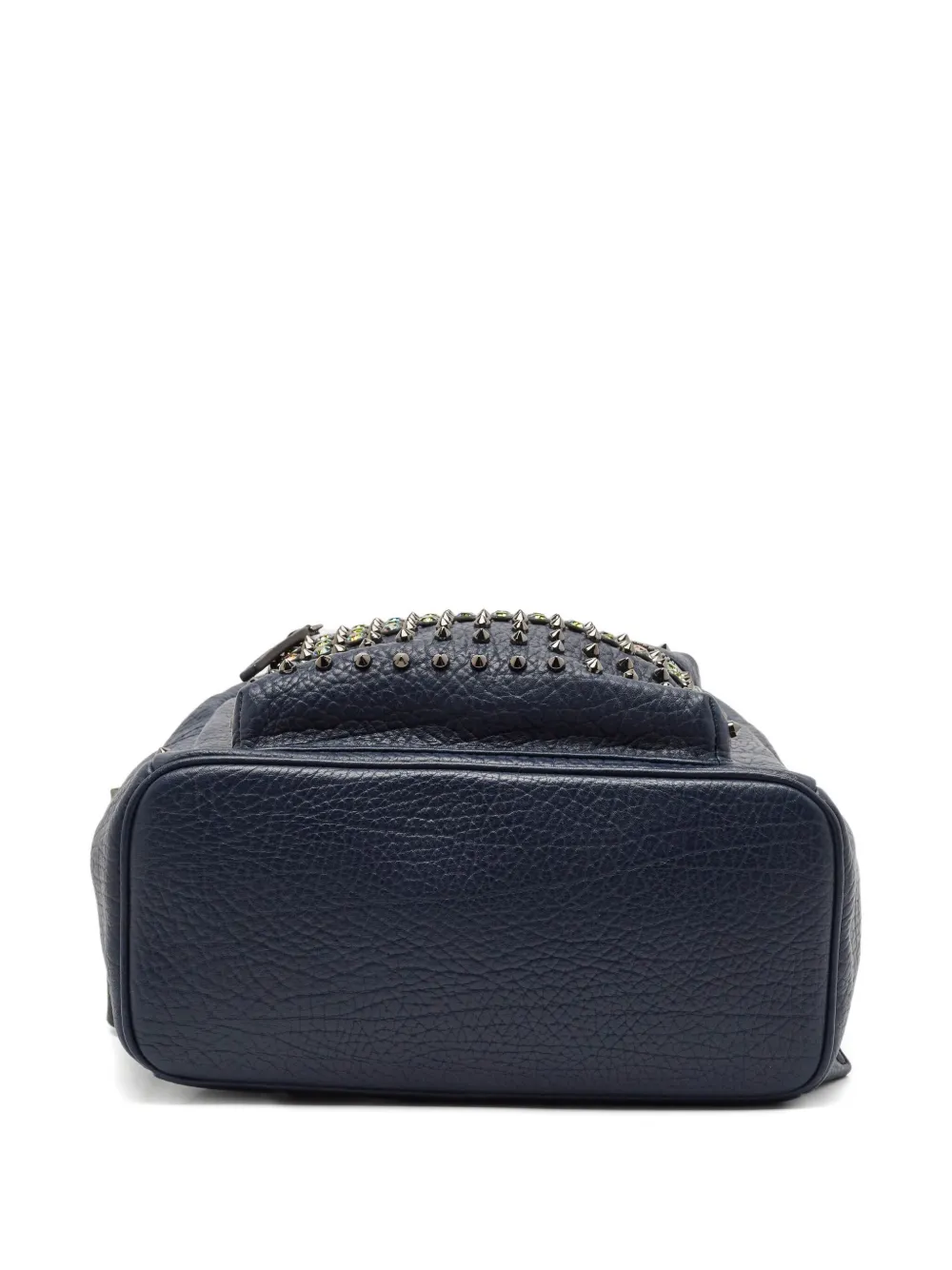 Pre-owned Mcm Stark Studded Crystal Backpack