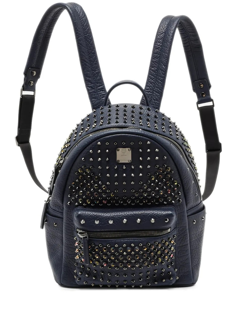 Stark studded crystal backpack