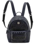 MCM Pre-Owned Stark studded crystal backpack - Blue