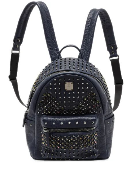 MCM Pre-Owned Stark studded crystal backpack