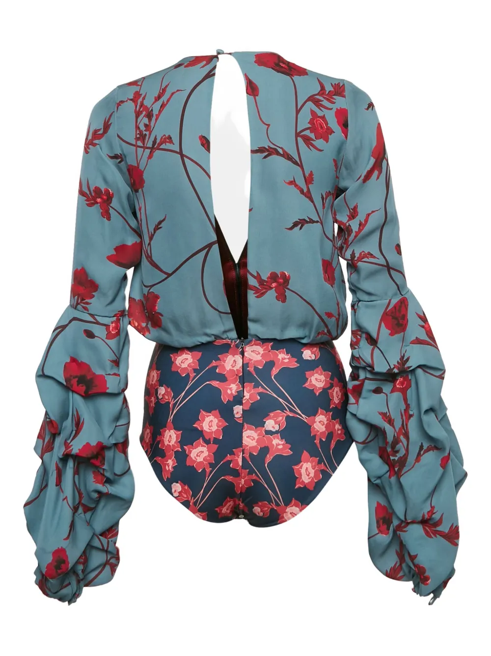 Johanna Ortiz floral bow bodysuit | Image 2