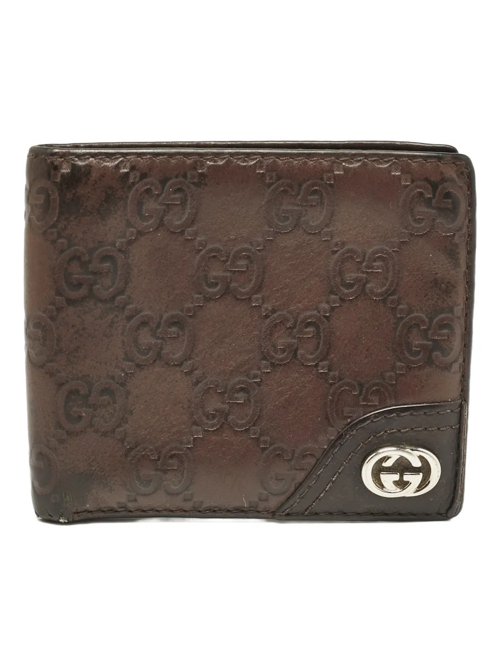 Gucci Pre-Owned Guccissima wallet | Brown | Image 1