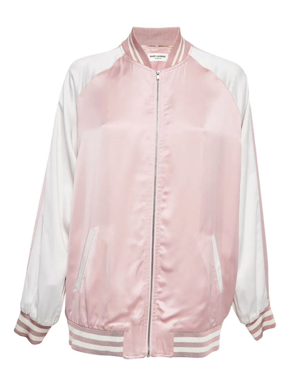 satin bomber jacket