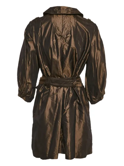 Roberto Cavalli crinkled-finish coat