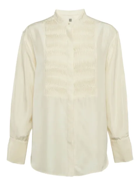 TOTEME pleated silk shirt