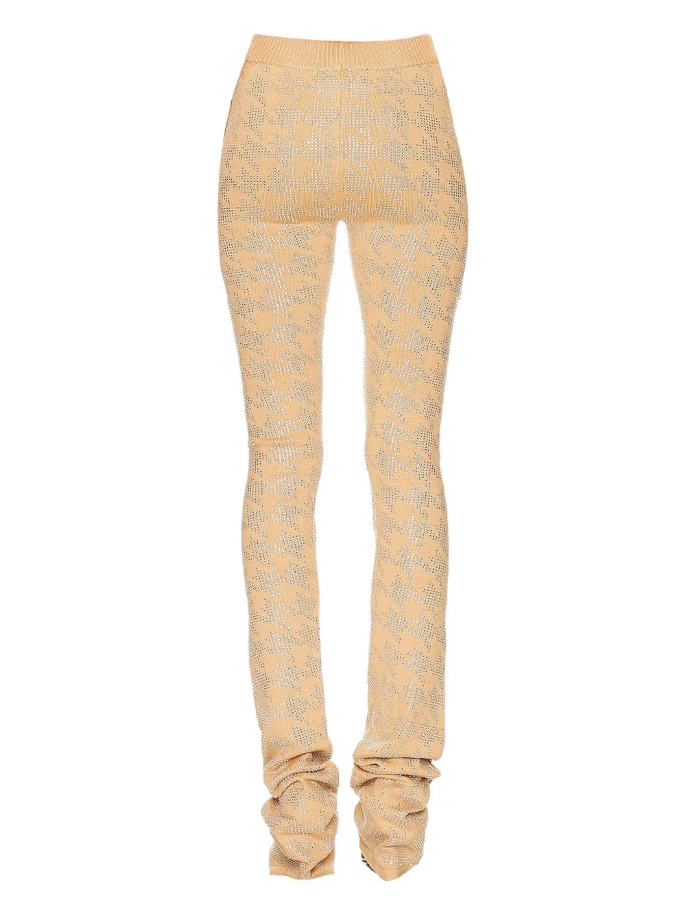 Pre-owned Retroféte Crystal Pattern Trousers In Neutral