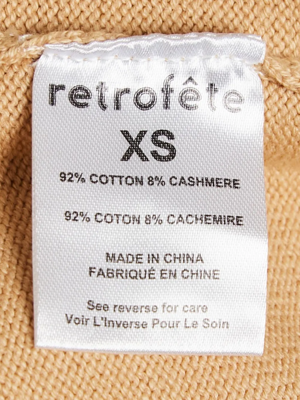 Pre-owned Retroféte Crystal Pattern Trousers In Neutral