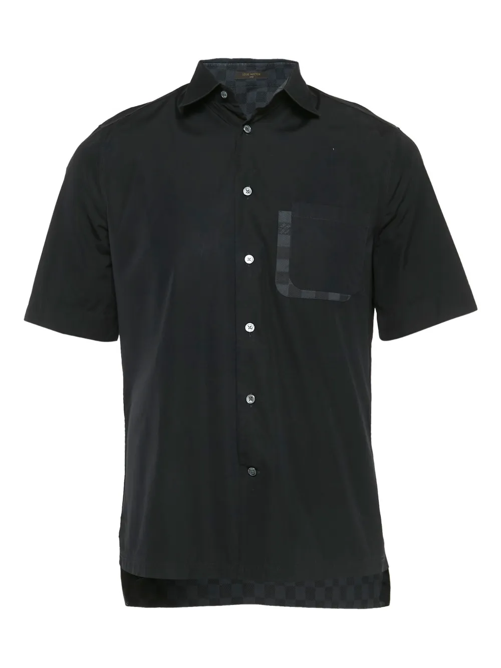Louis Vuitton Pre-Owned Damier Graphite-detail shirt | Black | Image 1