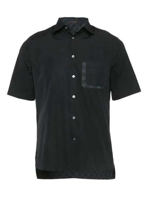 Louis Vuitton Pre-Owned Damier Graphite-detail shirt