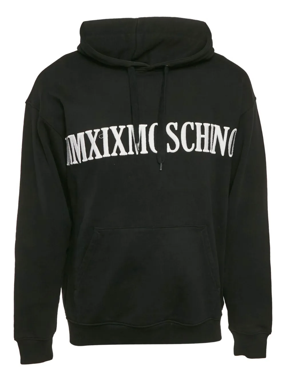logo-embroidered hoodie