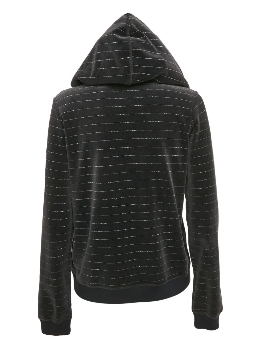 Sonia Rykiel Pre-Owned striped velvet hoodie | Image 2
