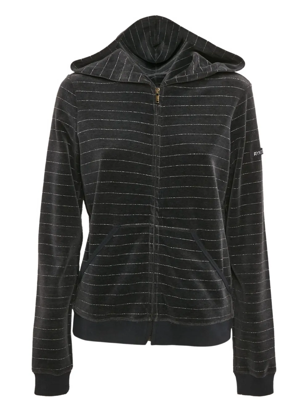 Pre-owned Sonia Rykiel Striped Velvet Hoodie