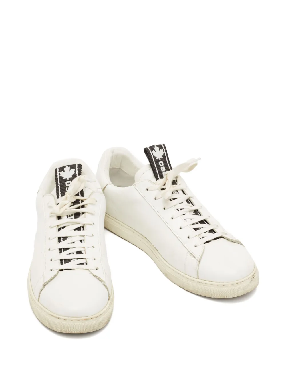 DSQUARED2 pre-owned leather sneakers | Image 2