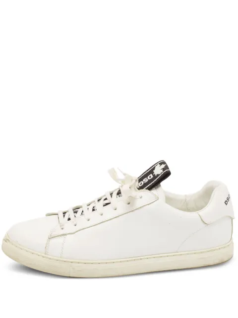 DSQUARED2 pre-owned leather sneakers