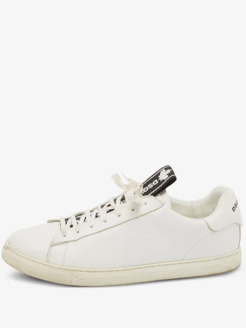 DSQUARED2 pre-owned leather sneakers