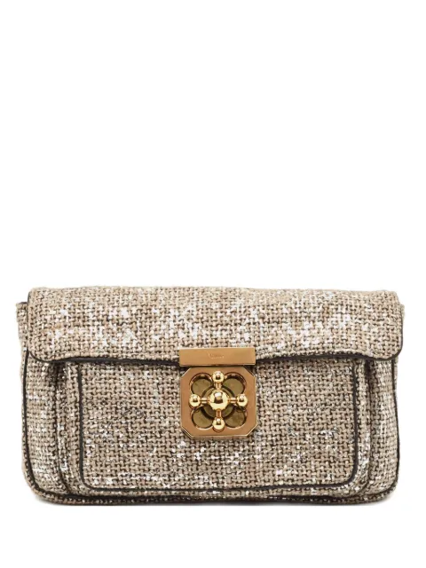 Chloé Pre-Owned Elsie tweed clutch bag