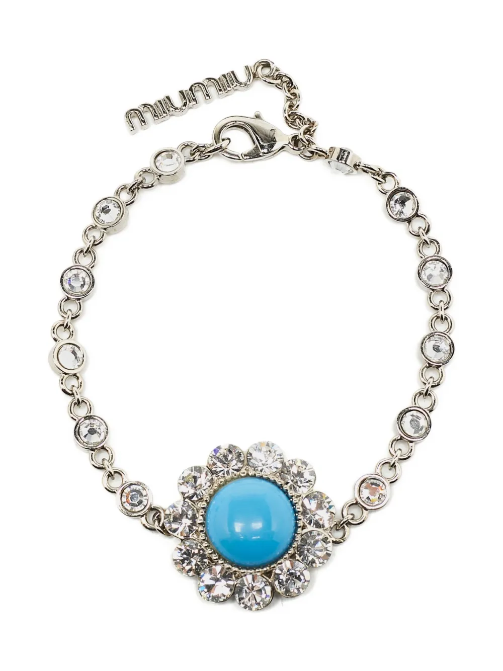 Pre-owned Miu Miu Crystal-embellished Bracelet