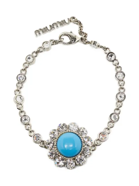 Miu Miu Pre-Owned crystal-embellished bracelet 
