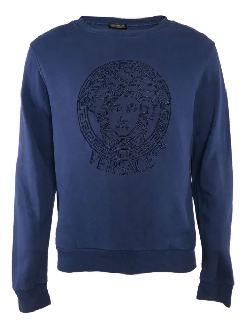 Versace Pre-Owned medusa-embroidered sweatshirt