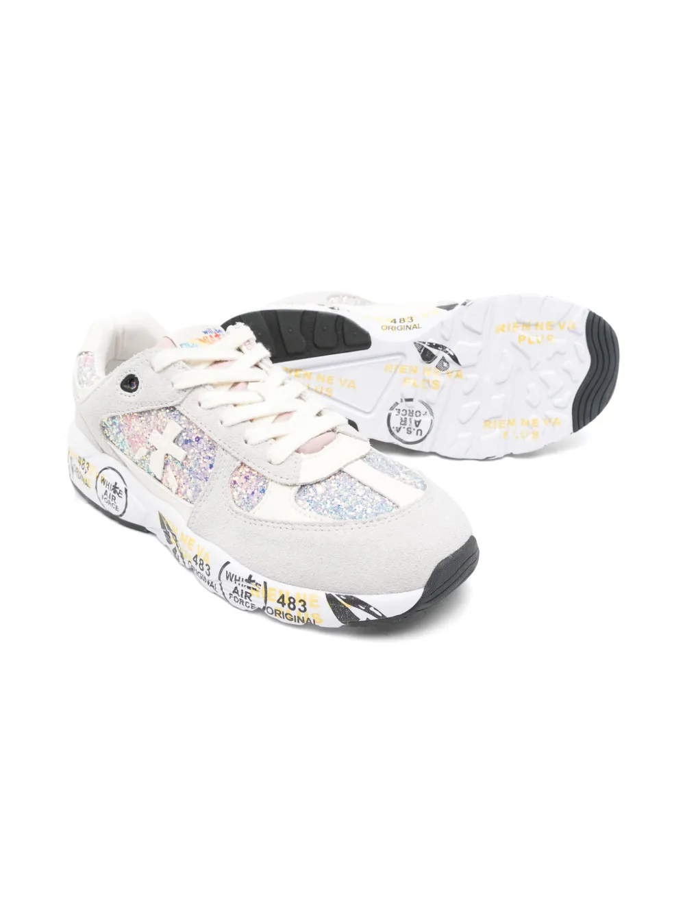 Premiata Kids Suède sneakers - Wit