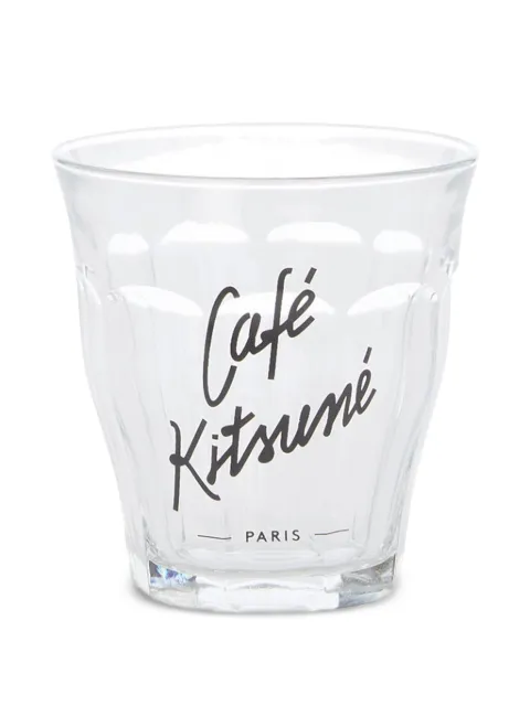 CAFÉ KITSUNÉ logo-print glass