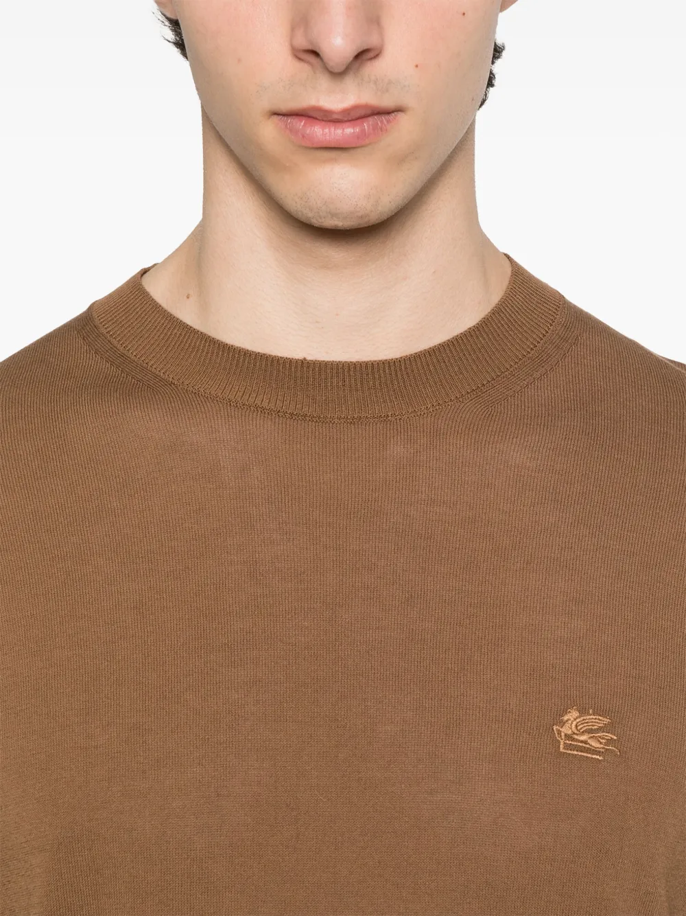 ETRO Katoenen T-shirt Bruin