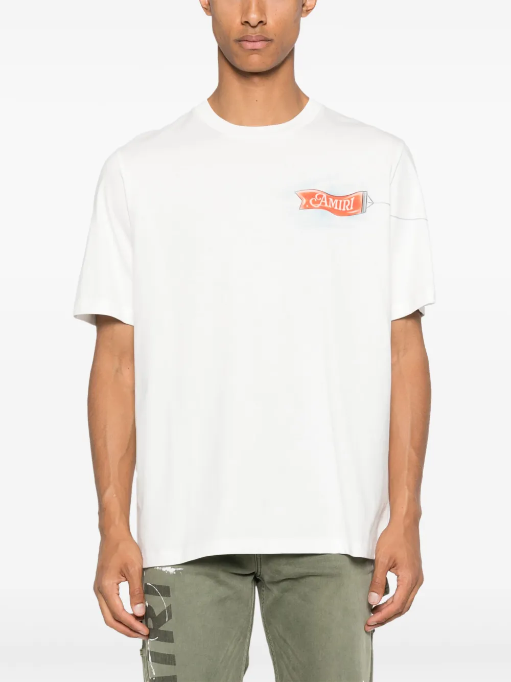 AMIRI Katoenen T-shirt Wit