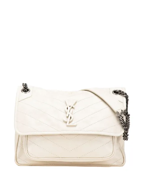 Saint Laurent Pre-Owned 2019 Medium Crinkled Calfskin Niki Bag shoulder bag