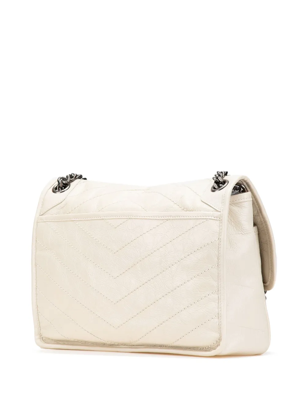 Pre-owned Saint Laurent 2019 Medium Crinkled Calfskin Niki Bag Shoulder Bag