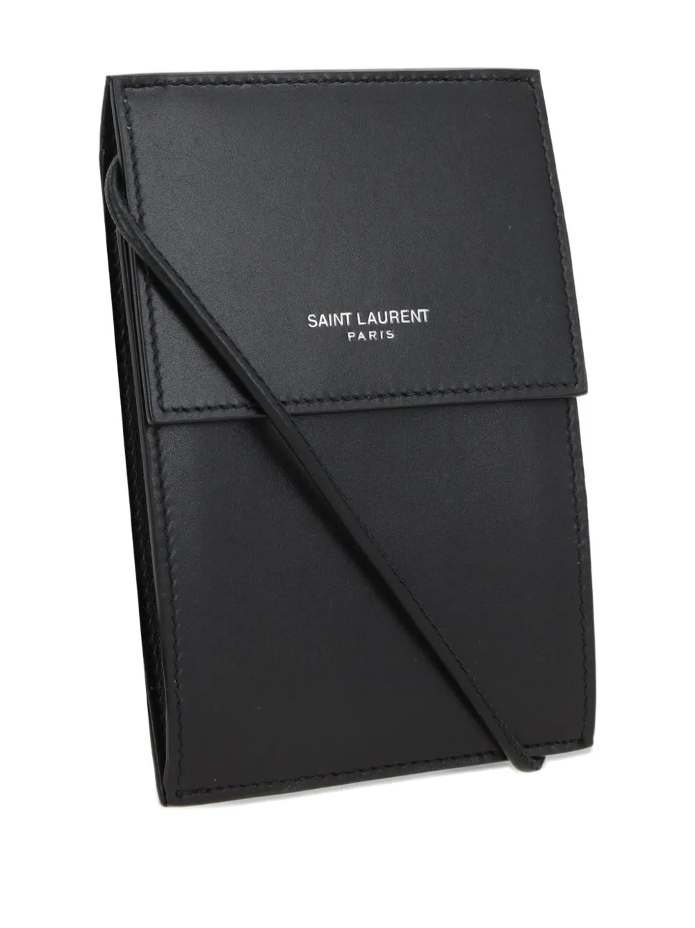 Saint Laurent Mini-tas van soepel leer Geel