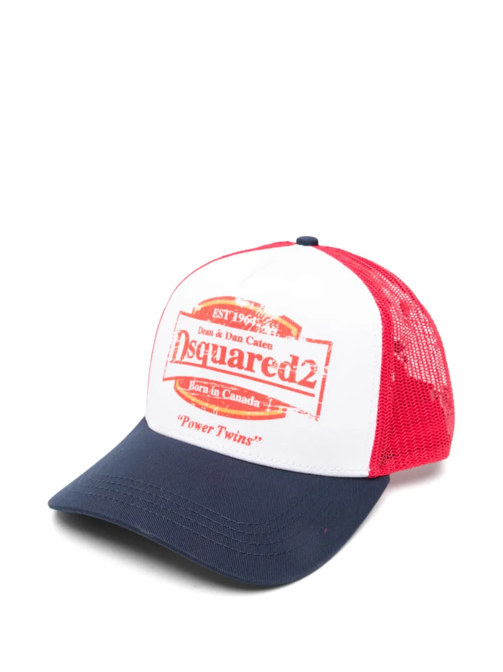 DSQUARED2 logo-print cap | Azul | Image 1