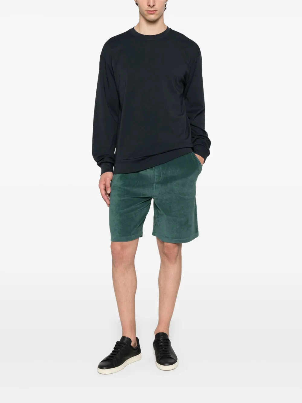 Juvia Katoenen shorts - Groen