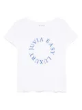 Juvia logo-print cotton t-shirt - 100 WHITE