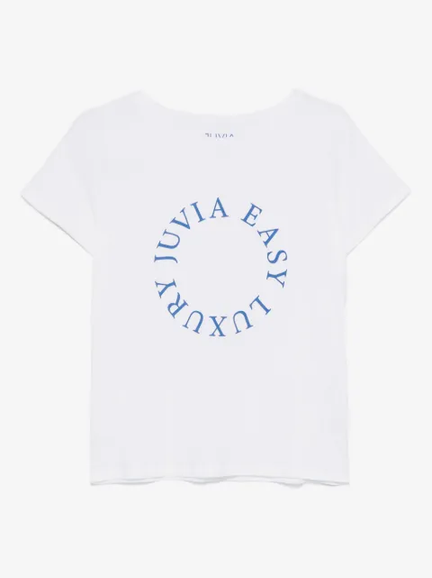 Juvia logo-print cotton t-shirt