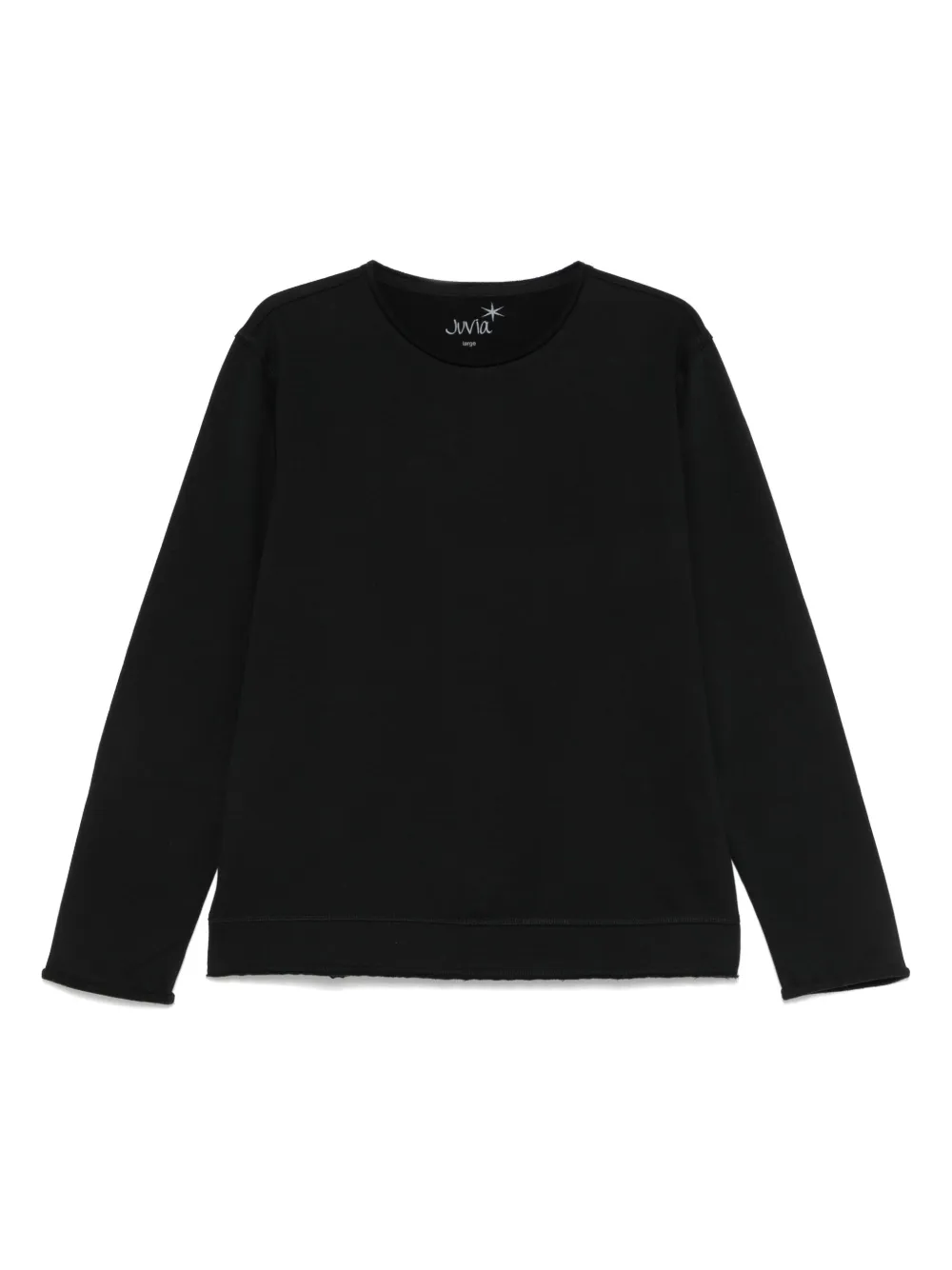 Juvia playera con cuello redondo | negro | Image 1