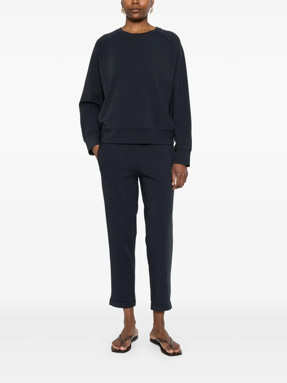Juvia Stretch-jersey broek - Blauw