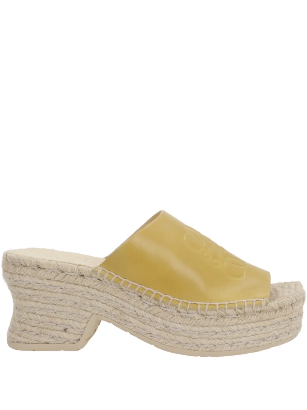 LOEWE 70mm leather sandals - NEUTRO LOEWE 70mm leather sandals - NEUTRO