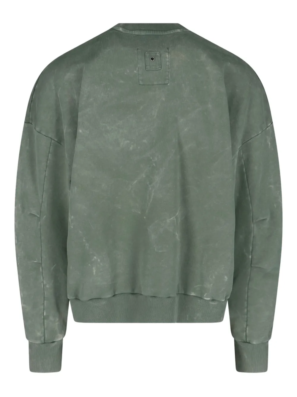 White Sand cotton sweatshirt - Groen